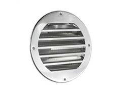 Buitenluchtrooster rond inox