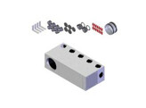 FlexPipe - Plenum de distribution avec 4 1 raccords D75mm.